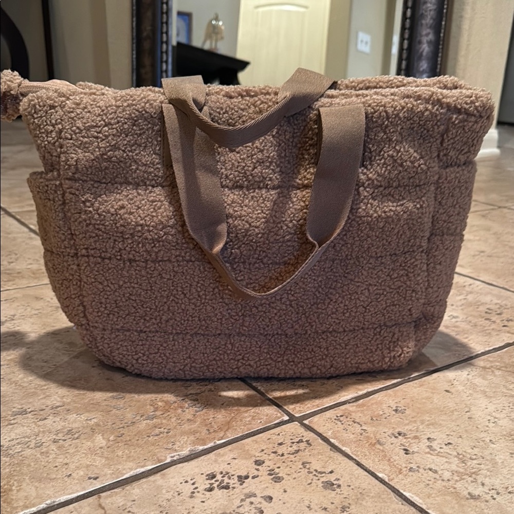 Cozy Tan Tote Bag